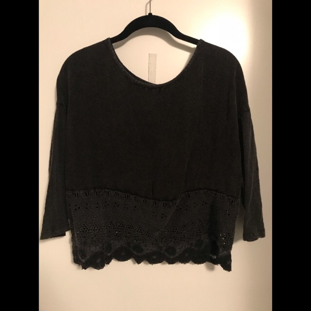Top with lace detailing
